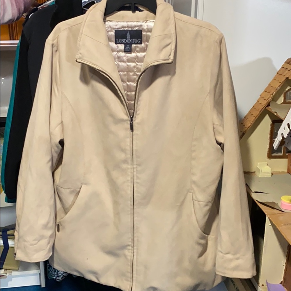 Women’s tan suede jacket